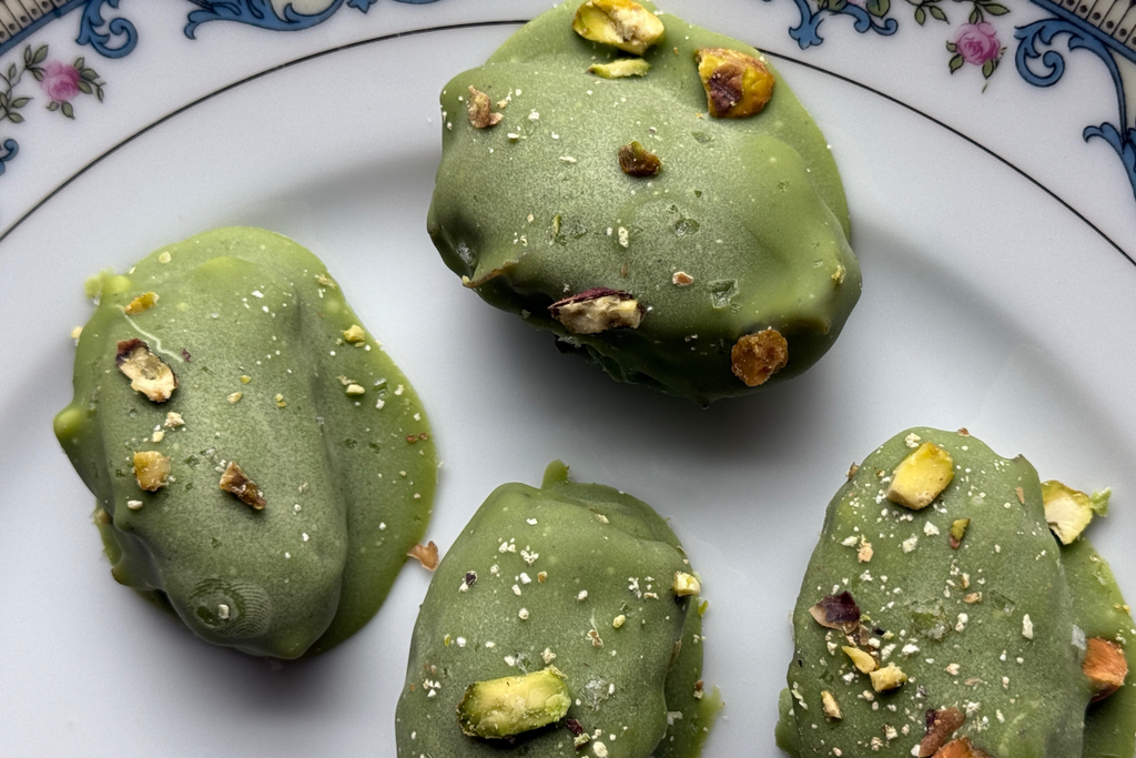 Matcha Pistachio Date Bites